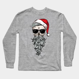 barber shop Santa Claus Christmas hat lenses Long Sleeve T-Shirt